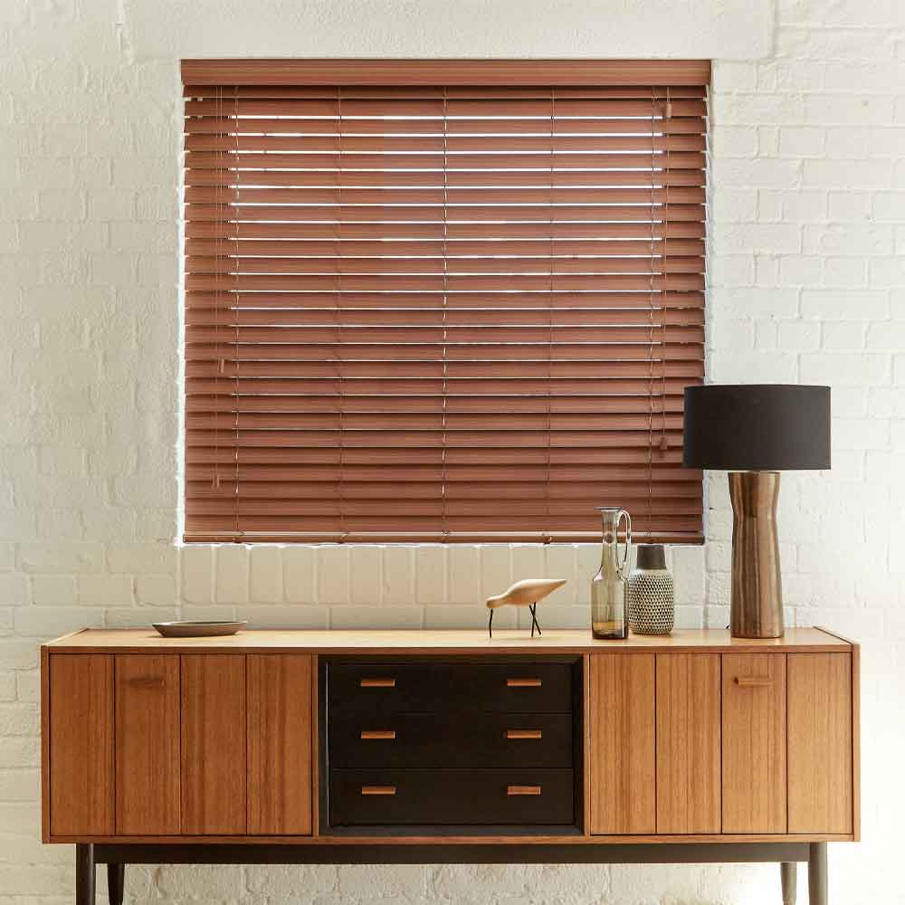 Wooden blinds in Rochester